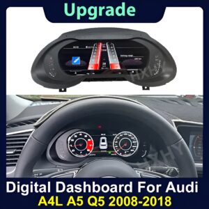 AUDI A4 S4 09-16 RS4 13-18 A5 08-16 S5 09-16 RS5 11-15 Q5 10-18 DIGITAL INSTRUMENT CLUSTER MEETER Android Player