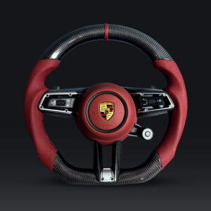 PORSCHE CAYENNE,MACA,PANAMERA CARBON finish steering wheel above 2010 models