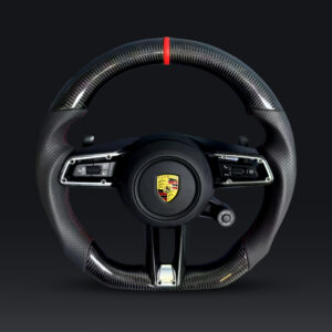 PORSCHE CAYENNE,MACAN,PANAMERA CARBON finish steering wheel above 2010 models